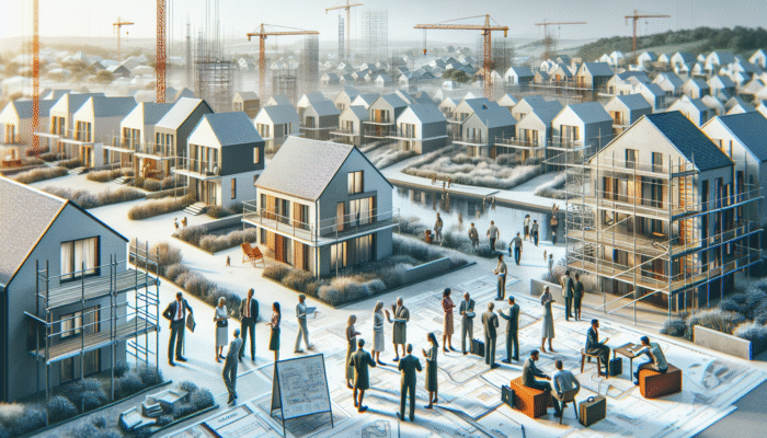 Modern entry-level homes under construction in Vryheid, showcasing infrastructure development and discussions on market trends.