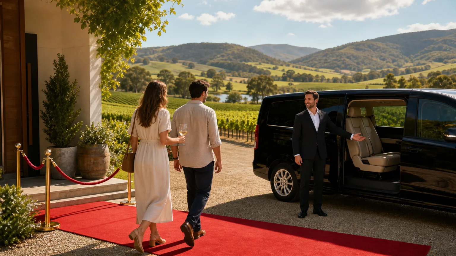 Red Carpet Wine Tours: visual reference for 1. Red Carpet Wine Tours: Custom Private Tours Directly From Your Home