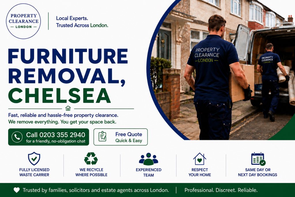 Furniture Removal Services: Effortless Relocations in Chelsea