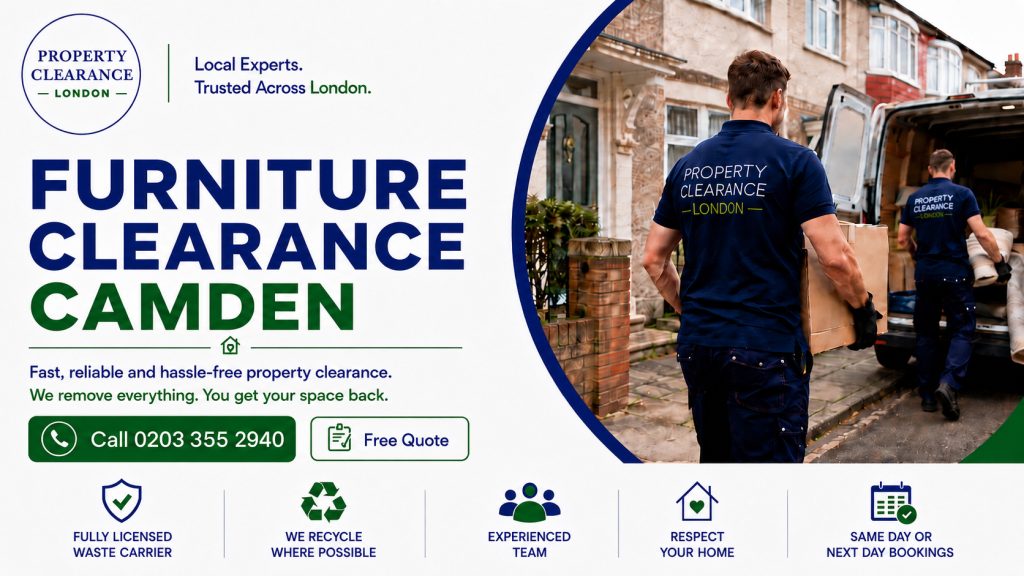 Furniture Removal Services in Camden: Your Expert Solution