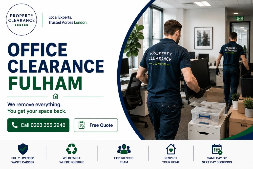 Office Clearance Services in Fulham: Your Trusted Experts